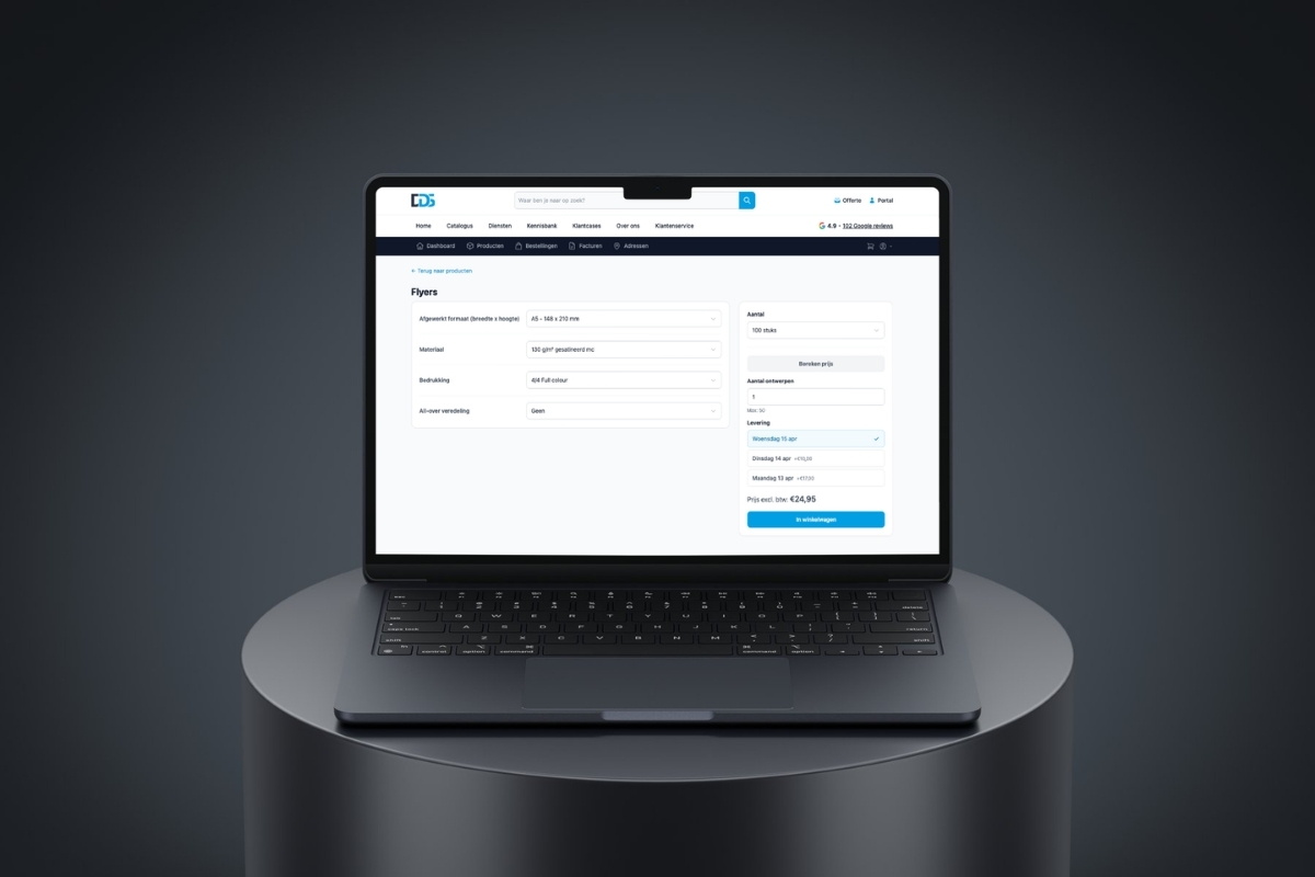 Maak kennis met onze vernieuwde bestelomgeving